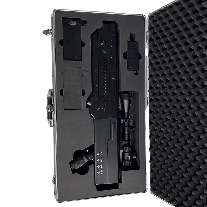  七叉镇手持便携式枪型低空防御反制四通道B型